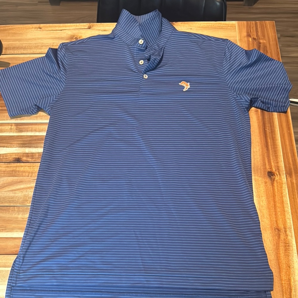 Peter Millar Blue Polo Shirt Short Sleeve